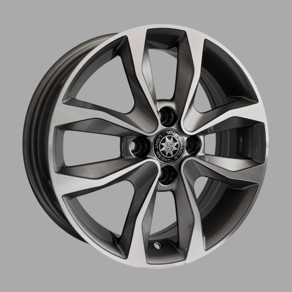 Диск 15*4*100 VIVE V-07 73,1 ЕТ45 GUNMETAL MACHINE